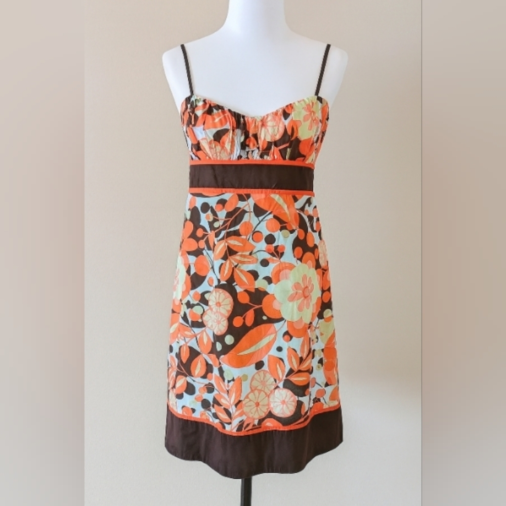 Floral Print Spaghetti Strap Dress